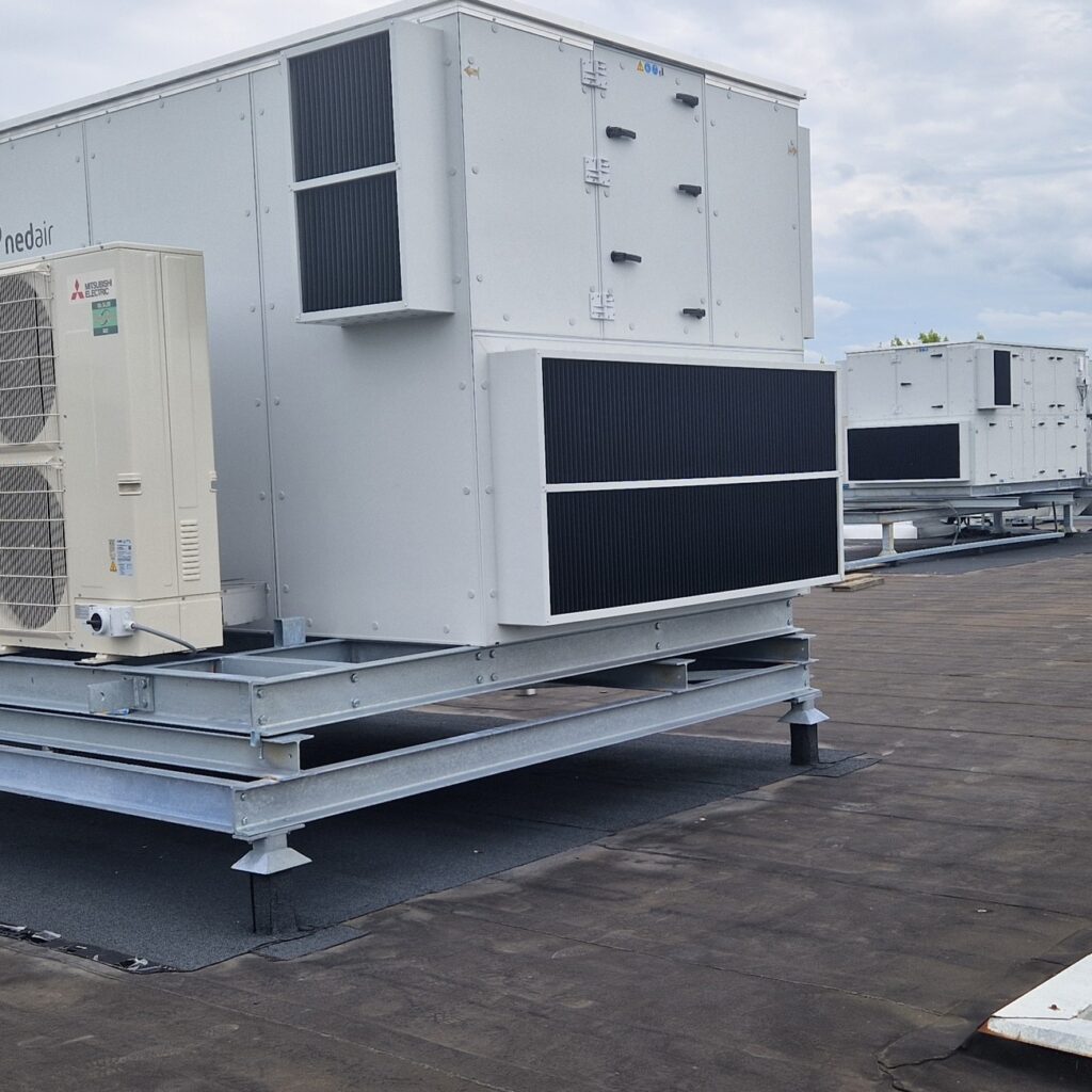Toepassing Ned Air RotorLine met warmtepompen Noorderhaeve